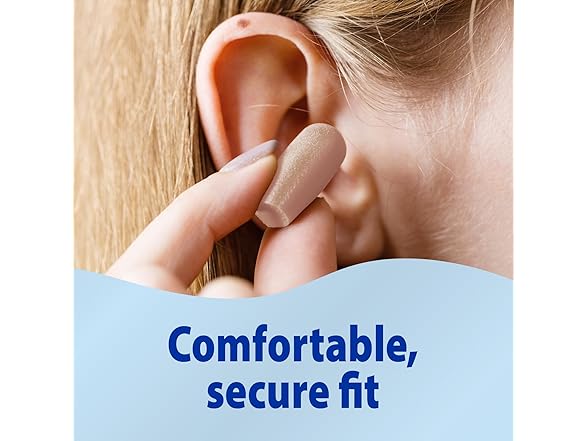 TheraCare Soft Foam Earplugs, 50 Pairs Per Jar