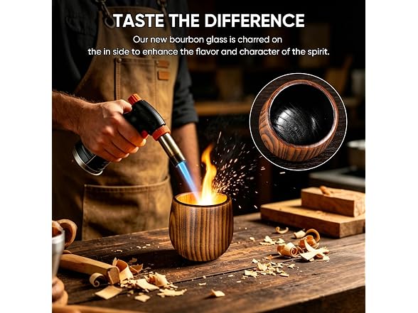 Upgraded Charred Wooden Bourbon