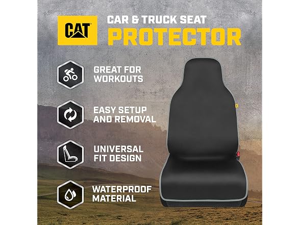 CAT Waterproof Car Seat Covers 2-Pack