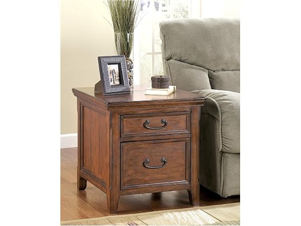 Ashley Woodboro Media End Table Brown