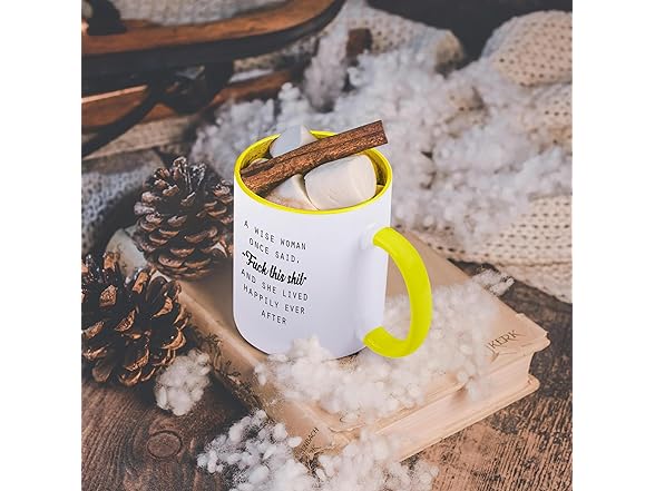 3dRose mugA WISE WOMAN ONCE SAID...