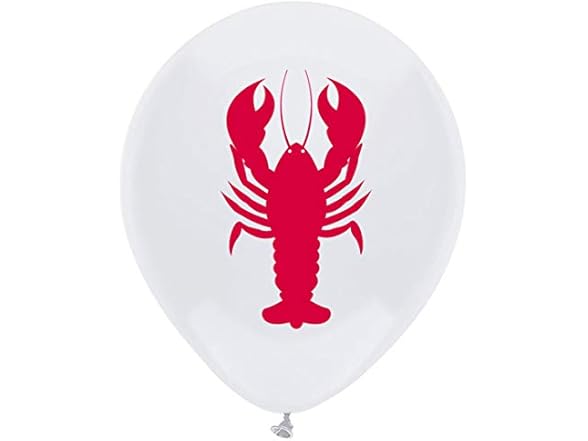MAGJUCHE Lobster Latex Balloons