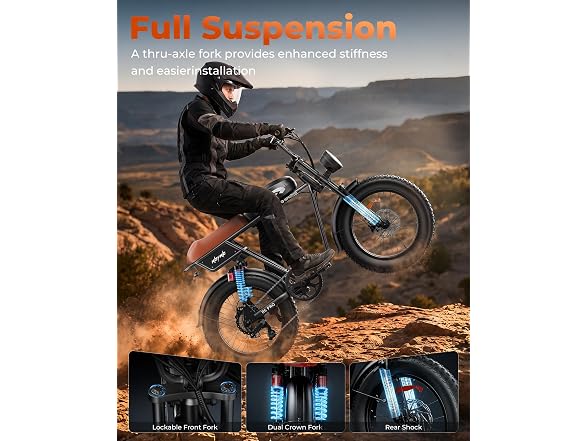 Isinwheel Electric Bike 1500W 20Ah Battery
