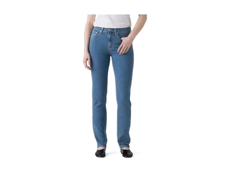 Levi's Womens 724 High Rise Straight Jeans - Gallery 13