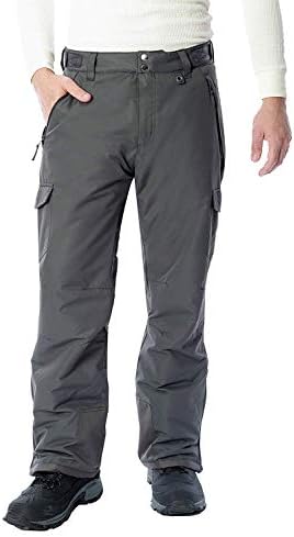 Arctix Men's Snowsports Cargo Pants, Charcoal, Medium/32" Inseam