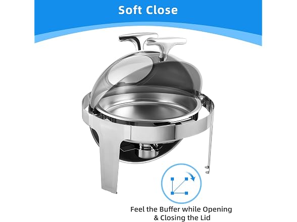 PrecisionAuto Large Capacity Food Warmer Chafing Dish Set – 6.8 Qt 