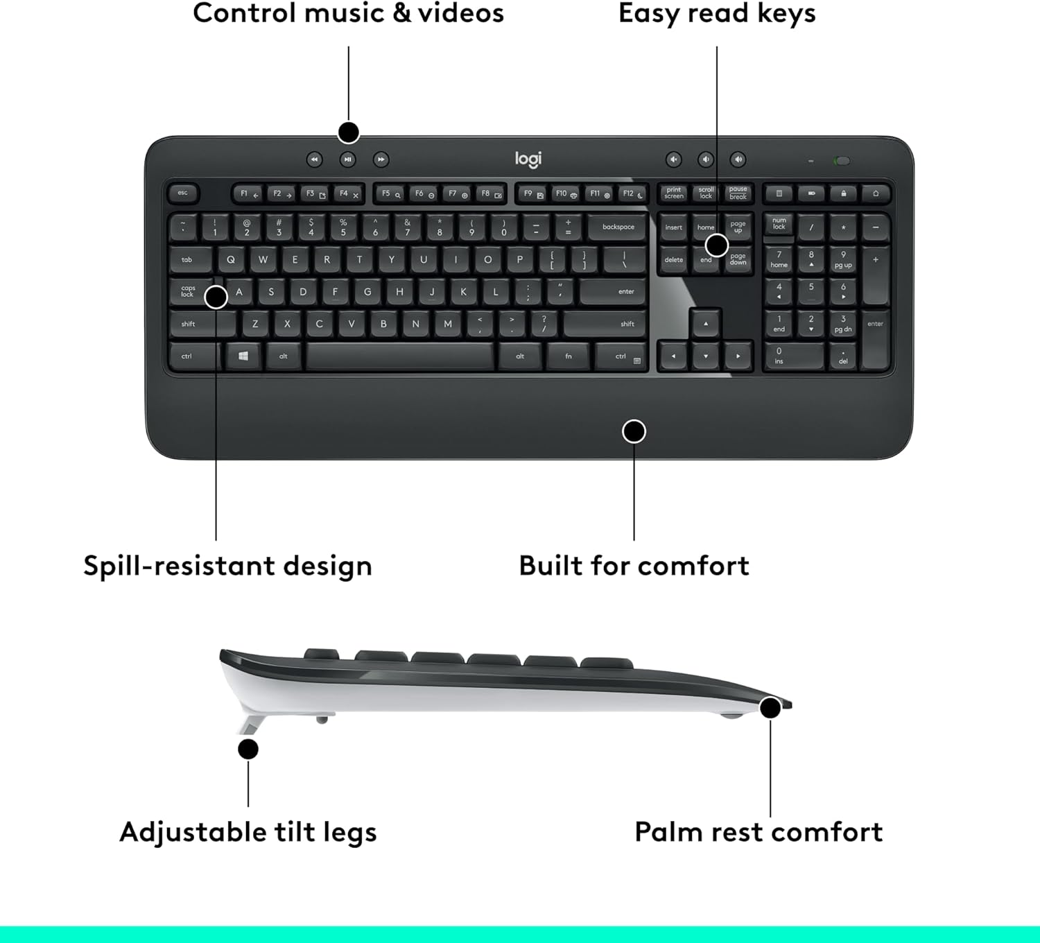 Logitech MK540 Advanced Wireless Combo - Gallery 17