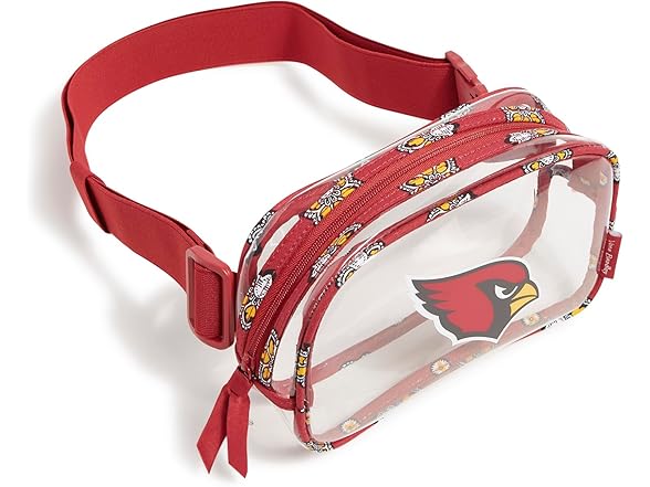Vera Bradley NFL Cardinals Clear Belt Bag