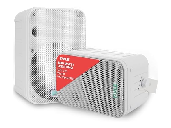 Pyle 6.5" Waterproof Outdoor Speakers (Pair)