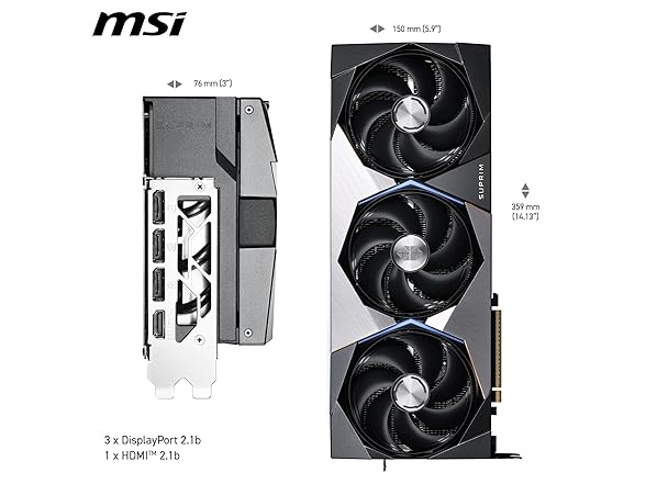 MSI GeForce RTX 5090 32G SUPRIM SOC