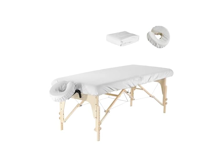 Master Massage Microfiber Cover Set 85 x 35 White