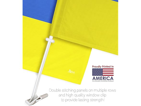 USA Decoration Ukrainian Car Flag Bandera Para Carros D
