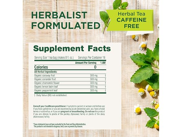 16CT Traditional Medicinals Tea, Organic Gas Relief