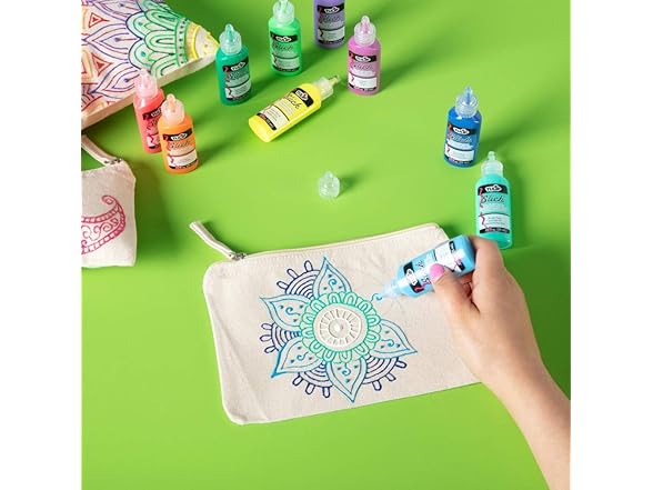 Tulip Puff Fabric Paint Big Box, Creative Party Kit