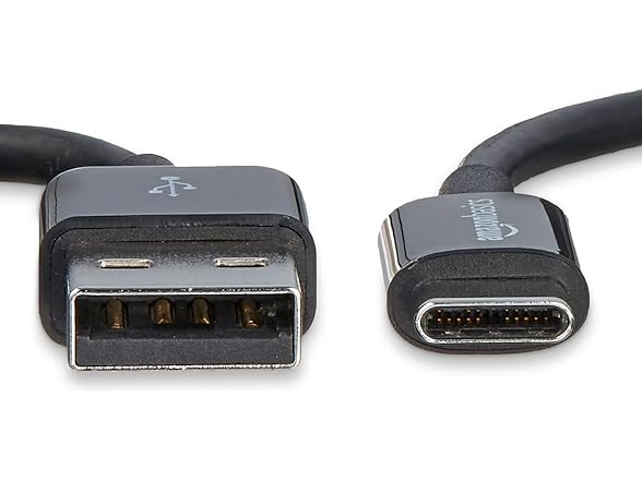 Amazon Basics 5-Pack USB-C to USB-A Fast Charger Cable