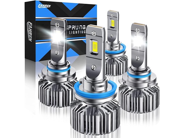 FAHREN LED Headlight Bulb Combo 6500K 4pk Cool Whit