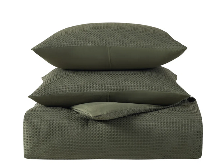 Kathy Ireland 2449 King Kathy Ireland 3 Pc Waffle Comforter 