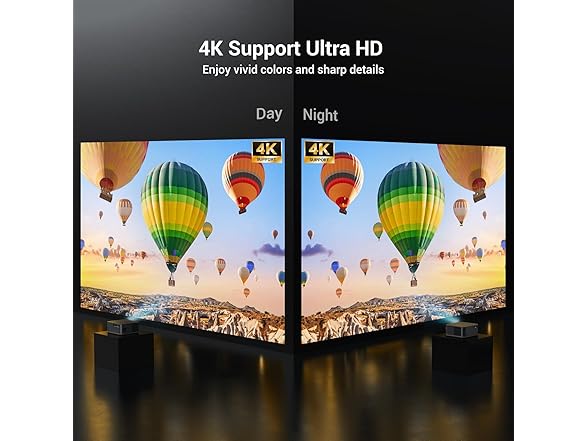 HAPPRUN 1500 ANSI 4K Full HD Projector