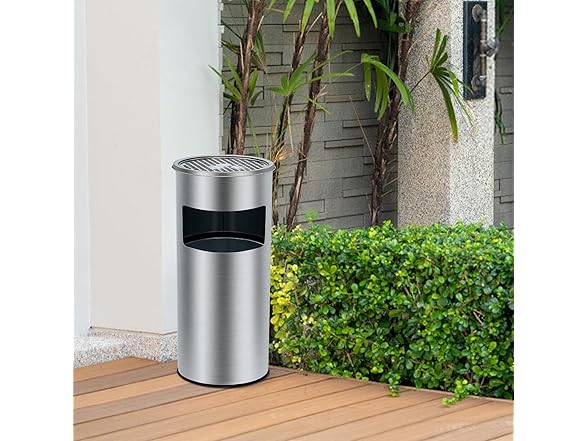 GarveeHome 4.5 gal/17 L Indoor Outdoor Trash Can