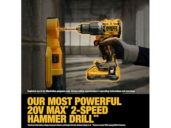 DEWALT DCK250QQ2 20V MAX XR Driver and Drill Kit