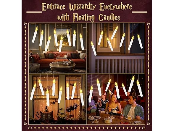 Halloween Decorations Floating Candles