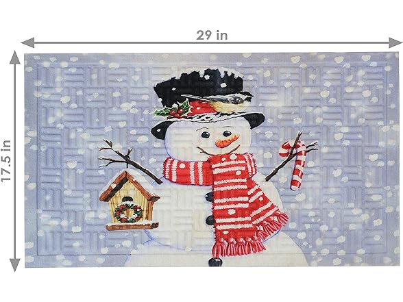 Sunnydaze Holiday Entrance Mat 17.5" x 29"