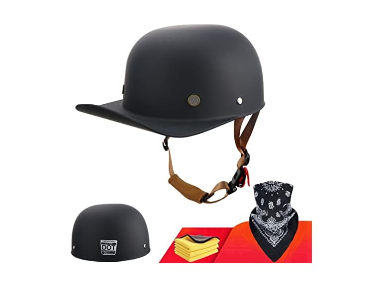 Baseball Cap Style Motorcycle Helmet