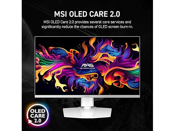 MSI 27" QHD Monitor | MAG 272QPW QD-OLED X28