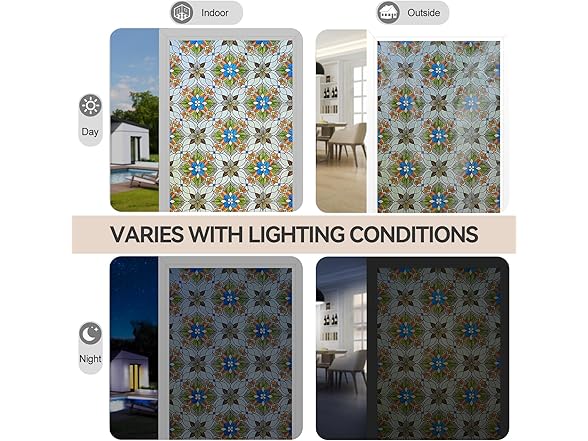 ADD.HERES 3D Stained Glass Window Film