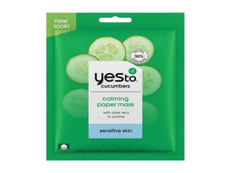 Yes To Cucumbers Calming Paper Face Mask
