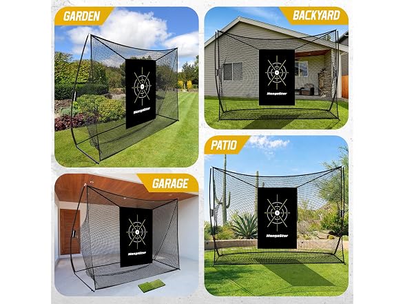 Mangostar Heavy Duty Golf Practice Net