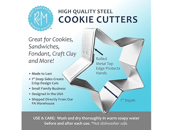 R&M Christmas Gift 3.5" Cookie Cutter, Red