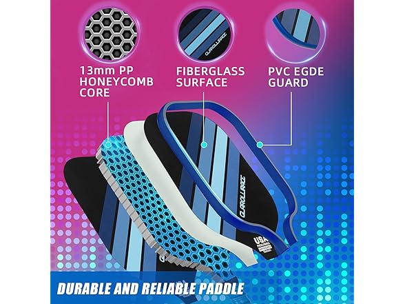 Pickleball Paddles Set of 4 USAPA Approved