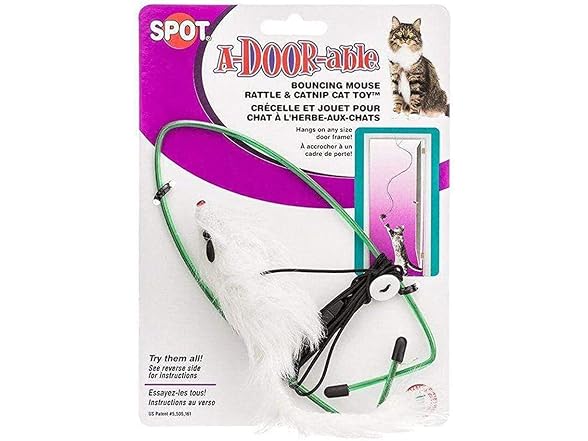 SPOT A-Door-Able Bouncing Mouse Rattle Toy