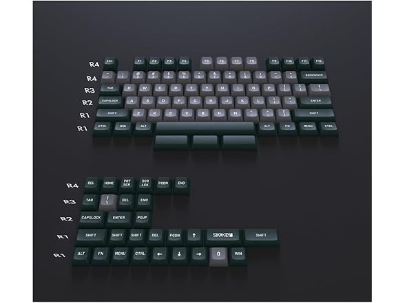 SIKAKEYB PBT Doubleshot Custom Keycaps