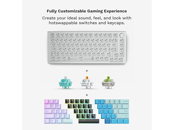 Glorious GMMK PRO 75% Barebones White Frame