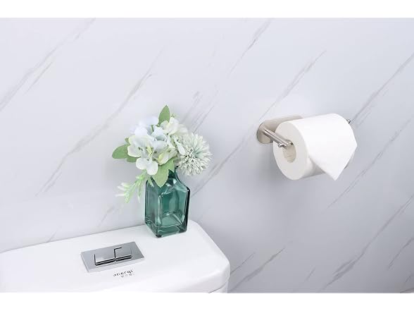 Non Perforated Toilet Paper Holder for bathrooms a