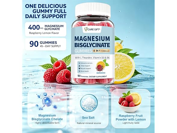 Magnesium Bisglycinate Gummies 400Mg