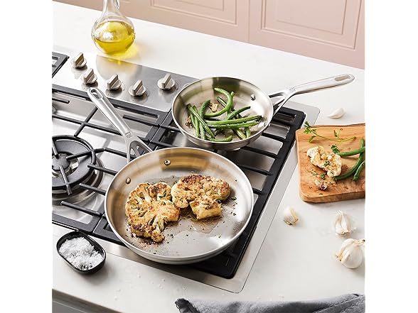 ZWILLING Motion Stainless Steel 2-pc Stainless Steel Fry Pan Set