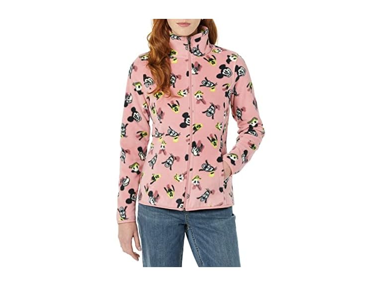 Amazon Essentials Women's Polar Fleece Full-Zip Mock Jacket