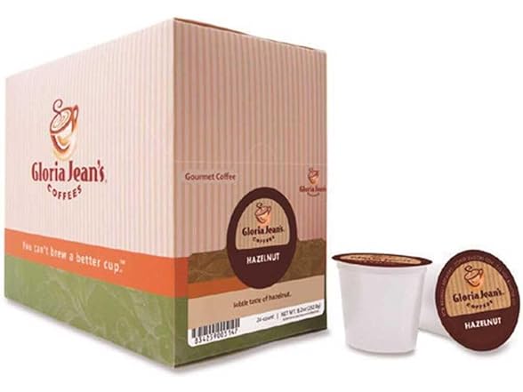 Gloria Jean's Hazelnut K-Cups, 24ct