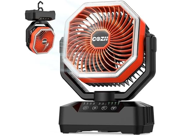 COZII 20000mAh Rechargeable Fan 70H
