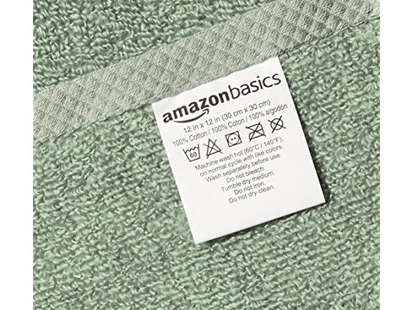 Quick-Dry Washcloth, 12-Pack