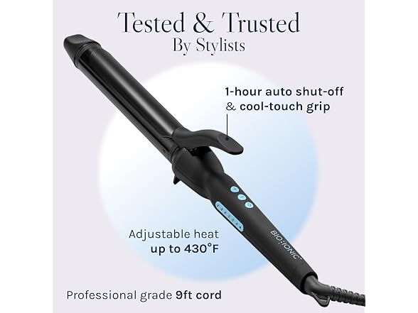 Bio Ionic Long Barrel Styler 1.5 Inch Curling Iron