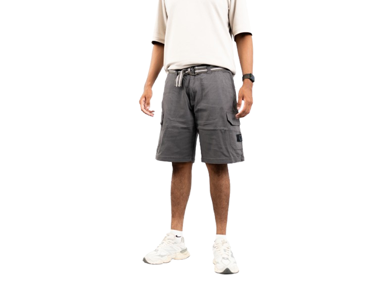 Bay York Men's Adventure Cargo Short with Belt