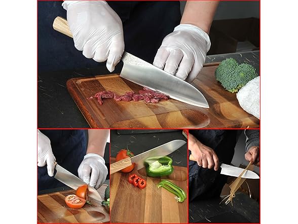 TAIE Kitchen 7in Japanese Santoku Knife