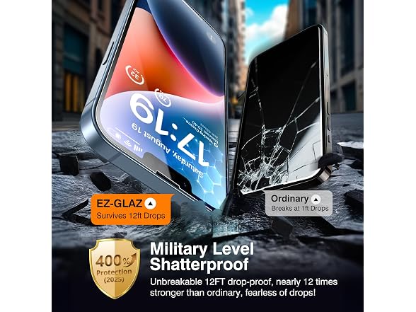 EZ-GLAZ 4 Pack Screen Protector for iPhone 14 6.1"