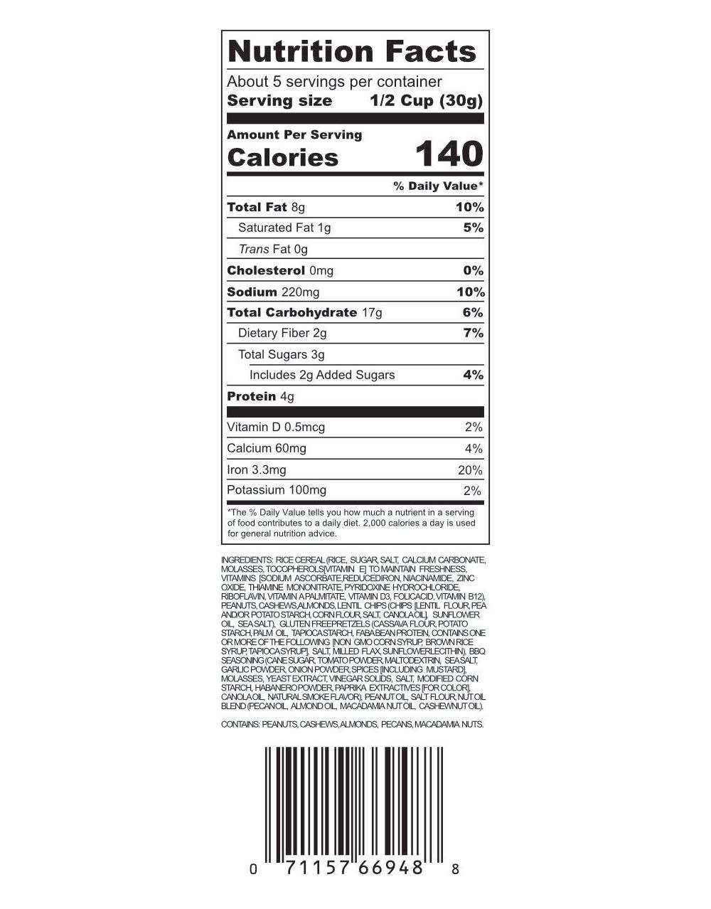 (6pk) Fry Daddy Gluten-free Party Mix - Your Choice - Gallery 27