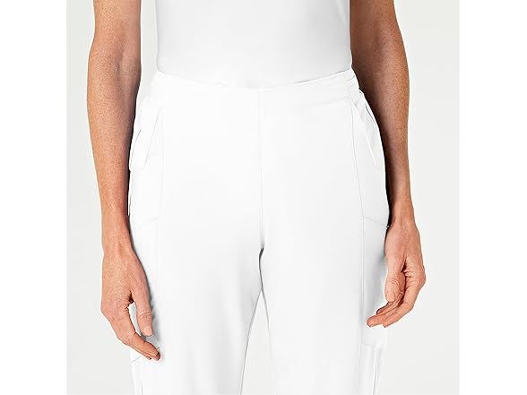 WonderWink Cargo Pant (LT) White