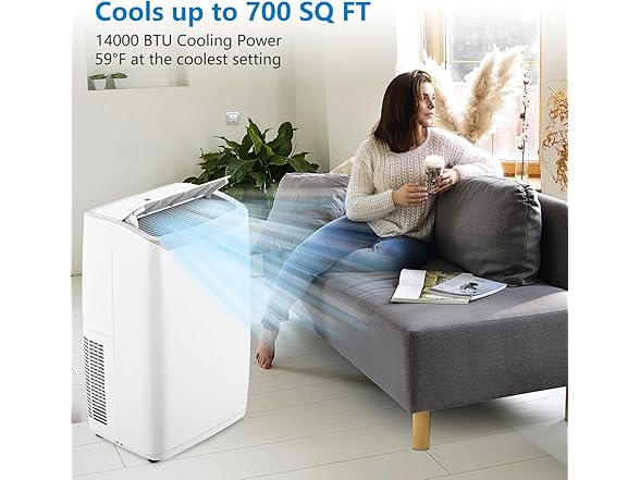 Towallmark Air Conditioner, 14,000 Btu 750 SqFt